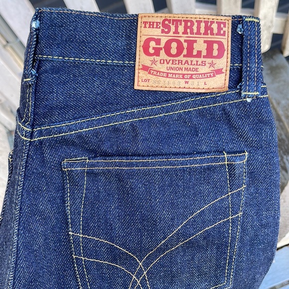 NWOT The Strike Gold Indigo Denim Jeans - Picture 9 of 9